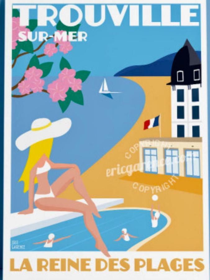 Villa Cote-Fleurie Trouville-sur-Mer Eksteriør billede